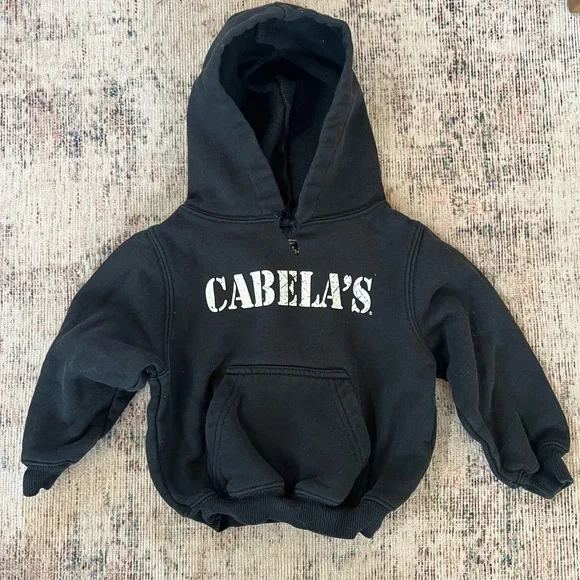 Cabela's Baby Black Kids Hoodie 12 mo - Picture 1 of 3